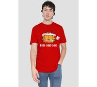 Garfield Ho Ho Ho T-Shirt, Red | Size: 3XL Garfield Red 3XL