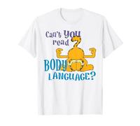 Garfield House Cat Body Language Comedy Meme Classic Cartoon T-Shirt