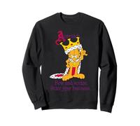 Garfield House Cat King Big Ego Comedy Meme Cartoon Classic Sweatshirt