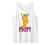 Garfield House Cat Stubborn Attitude Comedy Classic Cartoon Tank Top