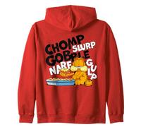 Garfield Hungry Cat Lasagne Lover Fast Food Hero Classic Zip Hoodie