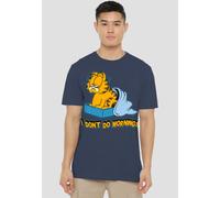 Garfield I Dont Do Mornings T-Shirt, Navy | Size: 3XL Garfield Navy 3XL