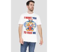 Garfield I Want You Unisex T Shirt, White Garfield White M