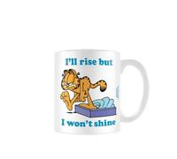 Garfield Ill Rise But I Wont Shine Mug White/blue/orange (One Size)