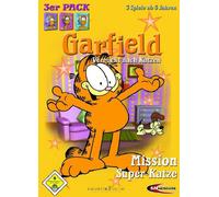 Garfield is crazy about cats - probably the most famous cat for PC German + OVP