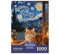 Garfield Jigsaw Puzzles for Adults 1000 Piece Challenging Familia Cute Pet Cat Beautiful Decoration Relaxing Brain Teaser 70x50cm/1000pcs