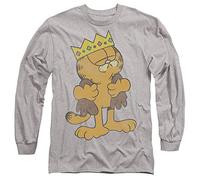 Garfield King Unisex Long Sleeve T Shirt, Athletic Heather, XL