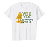 Garfield Lazy Bored Cat Ignoring Comedy Meme Cartoon Classic T-Shirt