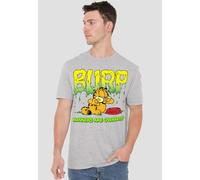 Garfield Manners T-Shirt, Athletic Heather in Grey | Size: Medium Garfield Grey M