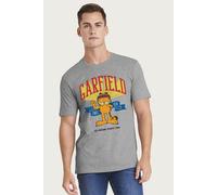Garfield Men's All Around Sports Star T-Shirt in Mid Grey | Size: 2XL Garfield Mid Grey 2XL