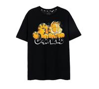 Garfield Mens Black Sleeping Garfield Short Sleeved T-Shirt - Medium