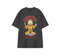 Garfield Mens Grey Eat Your Heart Out Short Sleeved T-Shirt - X-Large