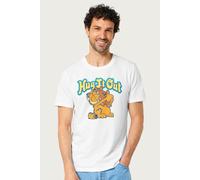 Garfield Men's Hug It Out Pooky T-Shirt in White | Size: 2XL Garfield White 2XL