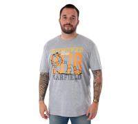 Garfield Men's Short Sleeved T-Shirt (Adult Grey Marl) | Size: 3XL Garfield Grey 3XL