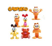 Garfield Model Cat Fat Cat Pet Dog Odie Toy Doll Pvc Cartoon Comic Decoration