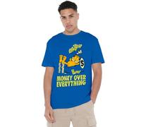 Garfield Money is Everything Unisex T Shirt, Royal, XX-Large