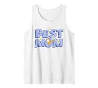 Garfield Mother's Day Best Mom Flowers Tank Top