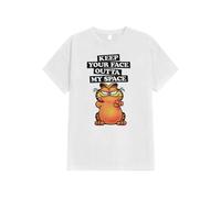 Garfield - My Space White - T-Shirt - white - XXL - 100% Cotton,Jersey XXL
