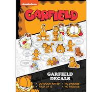 Garfield Odie & Pooky Decals - Set of 12 Garfield Vinyl Stickers for Water Bottle Laptop Car Truck Waterproof Bumper Stickers