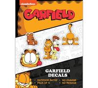 Garfield Odie & Pooky Decals - Set of 4 Garfield Vinyl Stickers for Water Bottle Laptop Car Truck Waterproof Bumper Stickers
