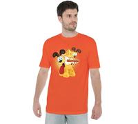 Garfield Odie Unisex T Shirt, Orange, X-Large