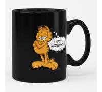 Garfield Officially Licensed I Hate Mondays Coffee Mug (Black)