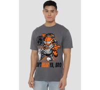 Garfield Oh Snap T-Shirt, Charcoal in Grey | Size: XL Garfield Grey XL