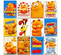 Garfield Poster Book - Bundle Includes 12 Cartoon Cat Posters for Boys Room, Decorations, and More Plus Bookmark | Garfield Movie Room Decor for Boys, Kids