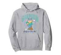 Garfield Ready To Par-Tee! Collegiate Golf Club Portrait Pullover Hoodie