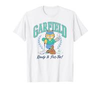 Garfield Ready to Par-Tee! Collegiate Golf Club Portrait T-Shirt