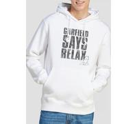 Garfield Relax Hoddie, White | Size: 2XL Garfield White 2XL
