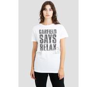 Garfield Relax T-Shirt, White Garfield White XXL