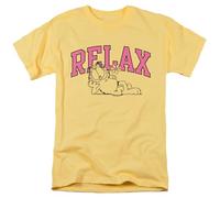 Garfield Relax Unisex T Shirt, Banana, 3XL