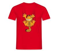 Garfield Scratch Men's T-Shirt Red