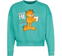 Garfield Show me the coffee Sweatshirt turquoise 3XL