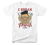 Garfield Speaking Love Unisex T Shirt, White, 5XL