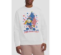 Garfield Subtle Crew Sweatshirt, White | Size: 2XL Garfield White 2XL