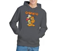Garfield The Game Hoodie, Charcoal, Large