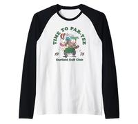Garfield Time to Par-Tee! Since 1978 Garfield Golf Club Raglan Baseball Tee