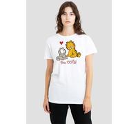 Garfield Too Cute T-Shirt, White Garfield White XXL