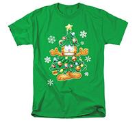 Garfield Tree Unisex T Shirt, Kelly Green, L