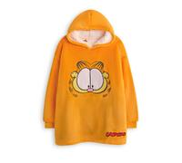 Garfield Unisex Kids Orange Novelty Face Blanket Hoodie - 9-13 Years