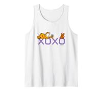Garfield Valentine's Day and His Teddy Bear Tank Top