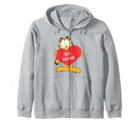 Garfield Valentine's Day Be Mine Romantic Poster Zip Hoodie