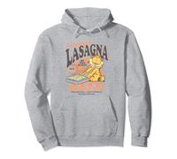 Garfield Vintage By The Slice Garfield's Lasagna Poster Pullover Hoodie