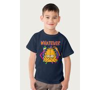 Garfield W Whatever T-Shirt in Navy | Size: 7-8 Years Garfield Navy 7-8 Years