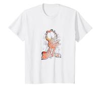 Garfield Watercolor Garfield T-Shirt, Youth, White, 2T