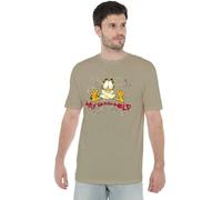 Garfield Way Beyond Help Unisex T Shirt, Safari Green, Small