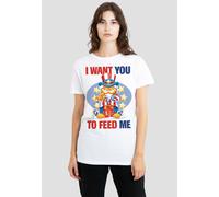 Garfield Women's I Want You T-Shirt, White | Size: XL Garfield White XL