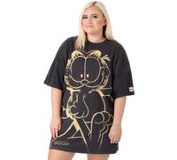 Garfield Women's Oversized Short Sleeved T-Shirt | Grey | Official | Size: Large Garfield Grey L